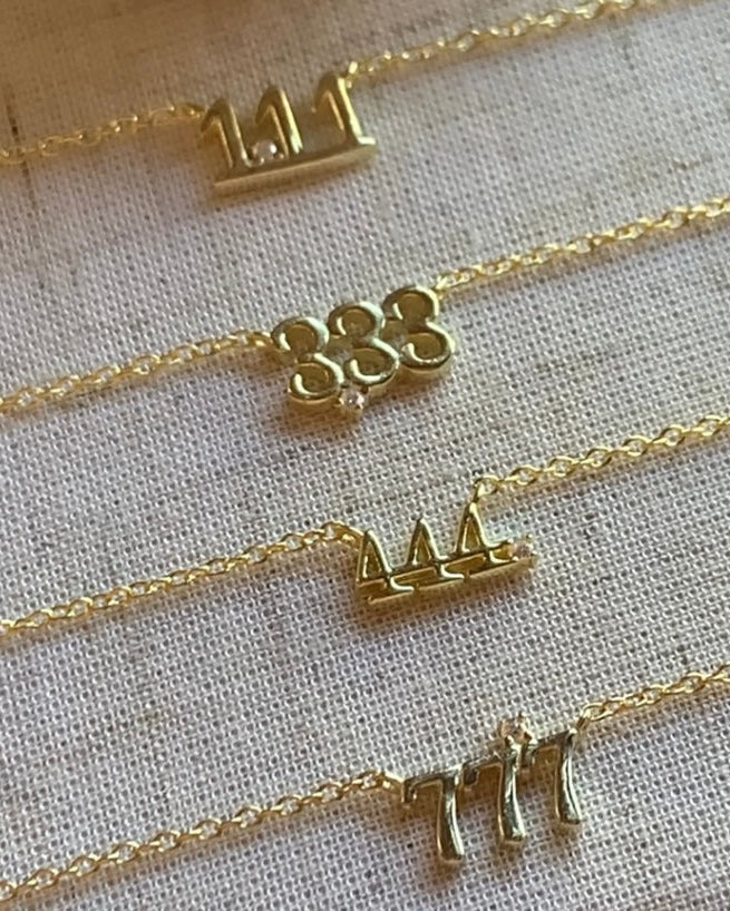 444 Angel Number Necklace