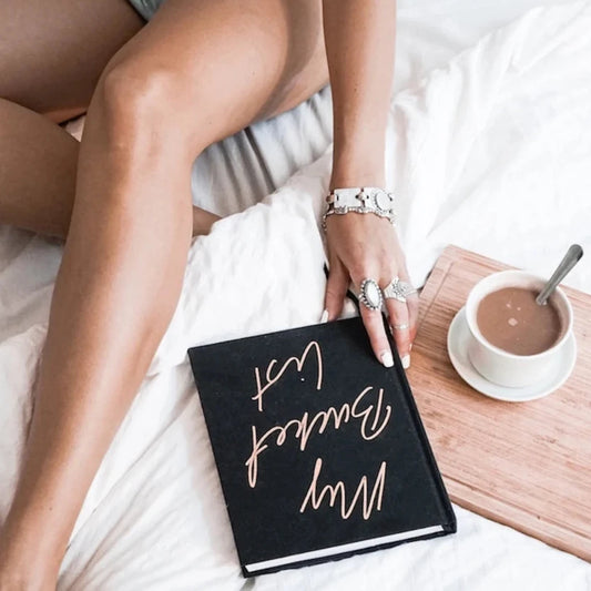 Journal: My Bucket List in Black Cloth