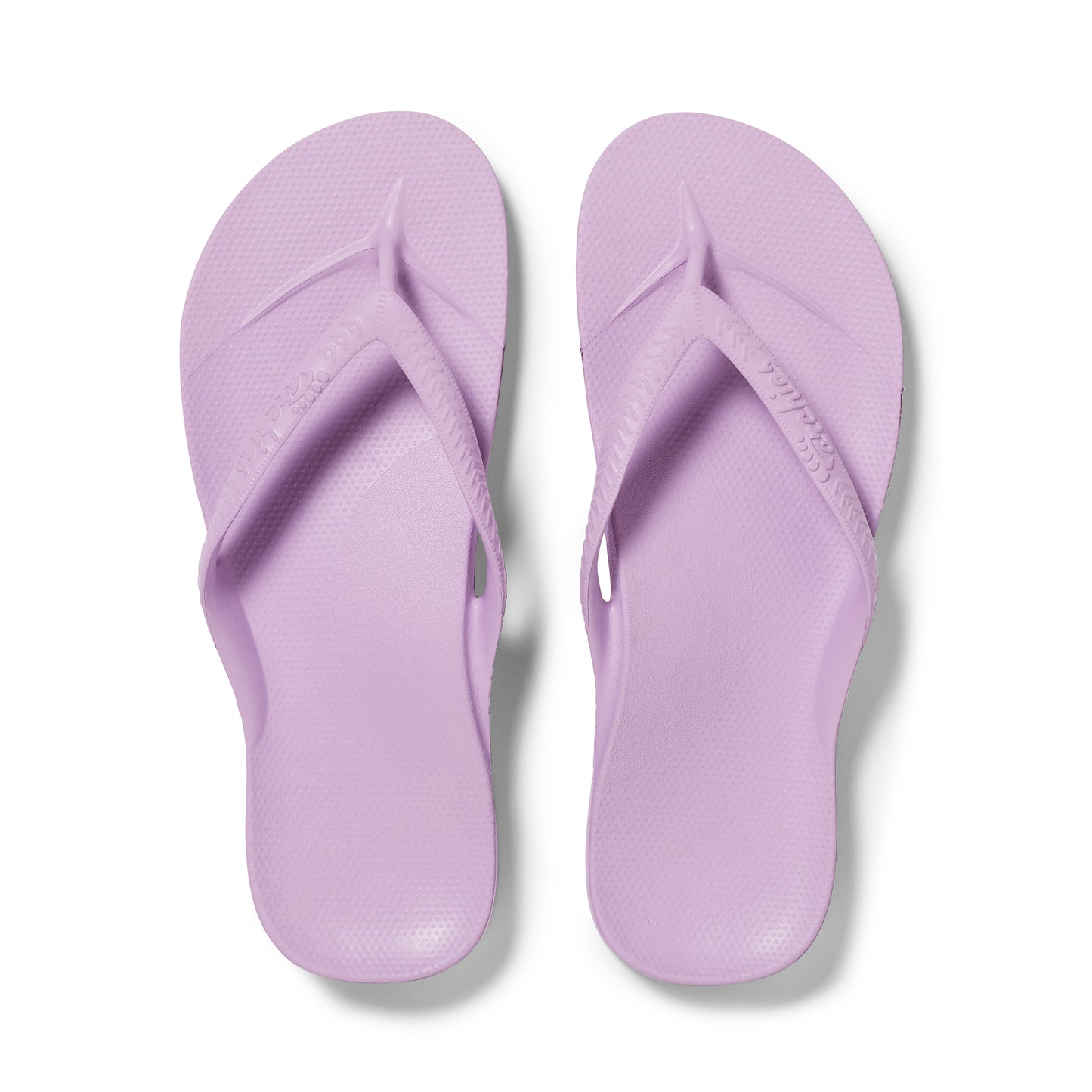 Archies Arch Support Thongs: Lilac