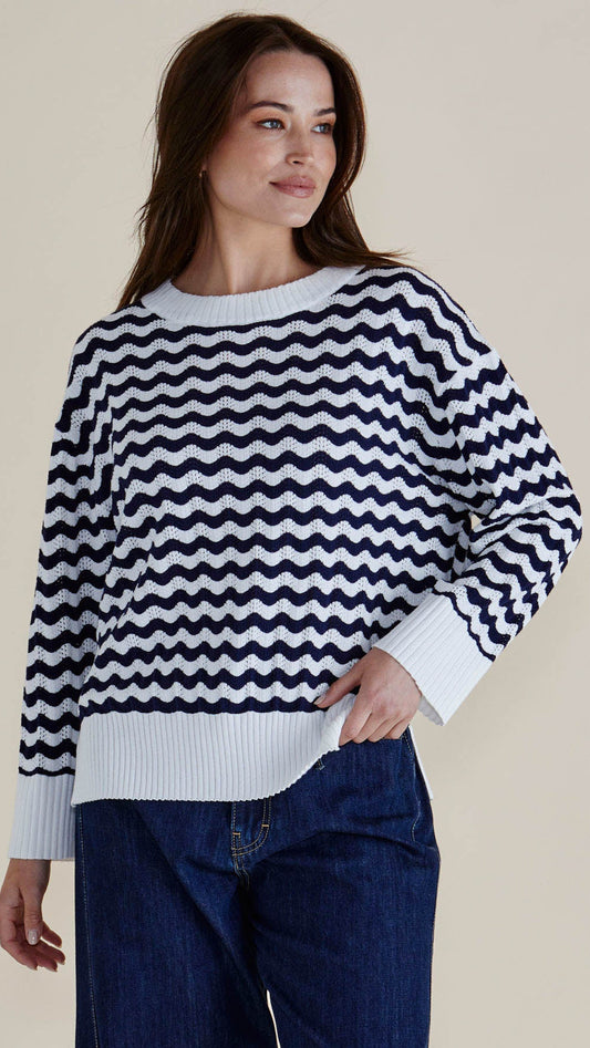Ember Stripe Lightweight Knit by Betty Basics