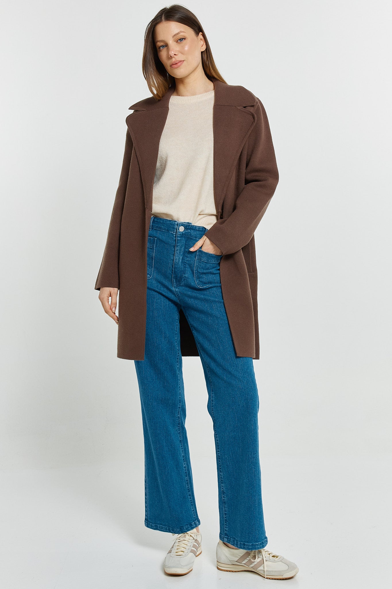 Tahlia Coatigan in Nutmeg by Betty Basics
