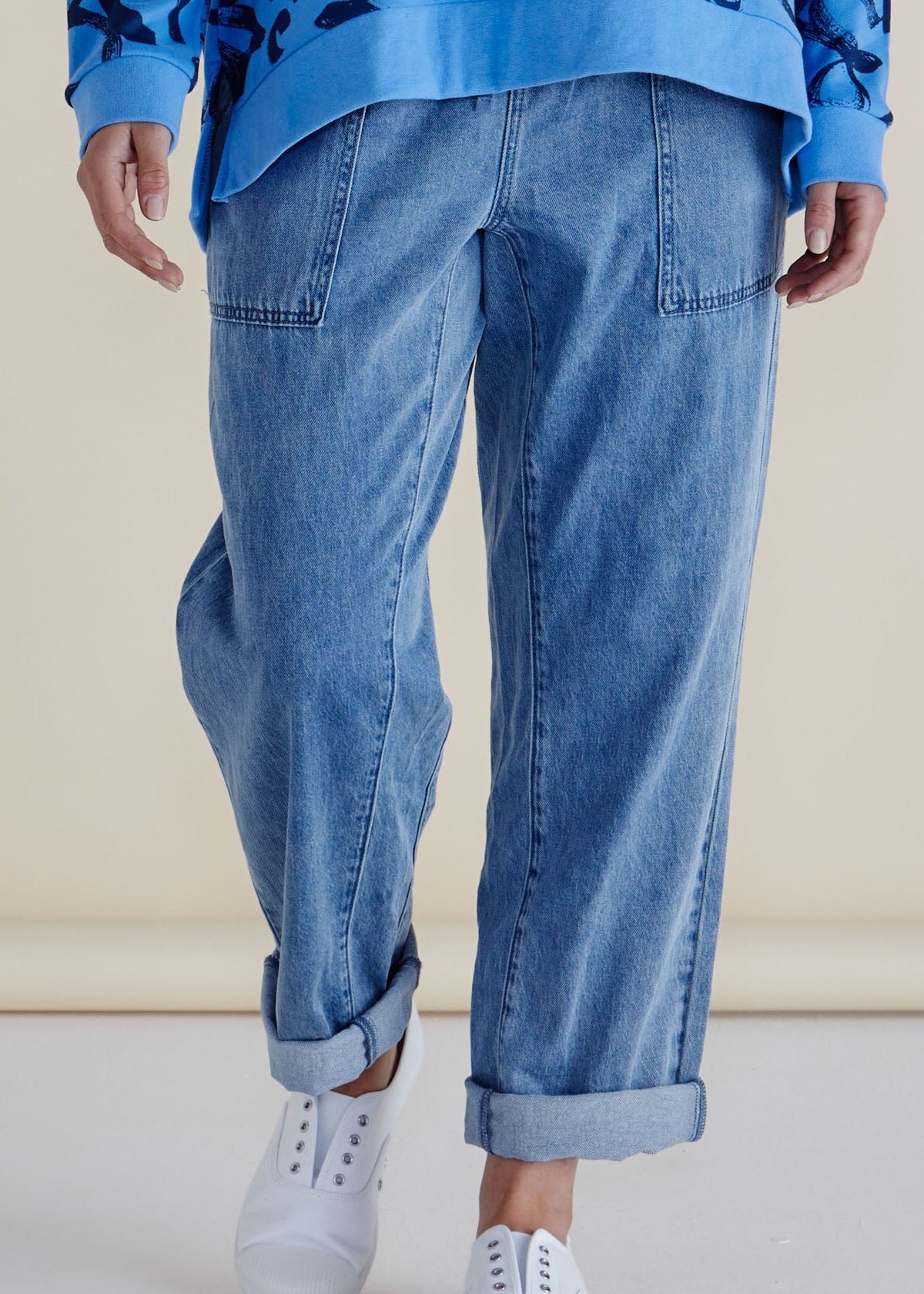 Quinn Denim Jogger by Betty Basics