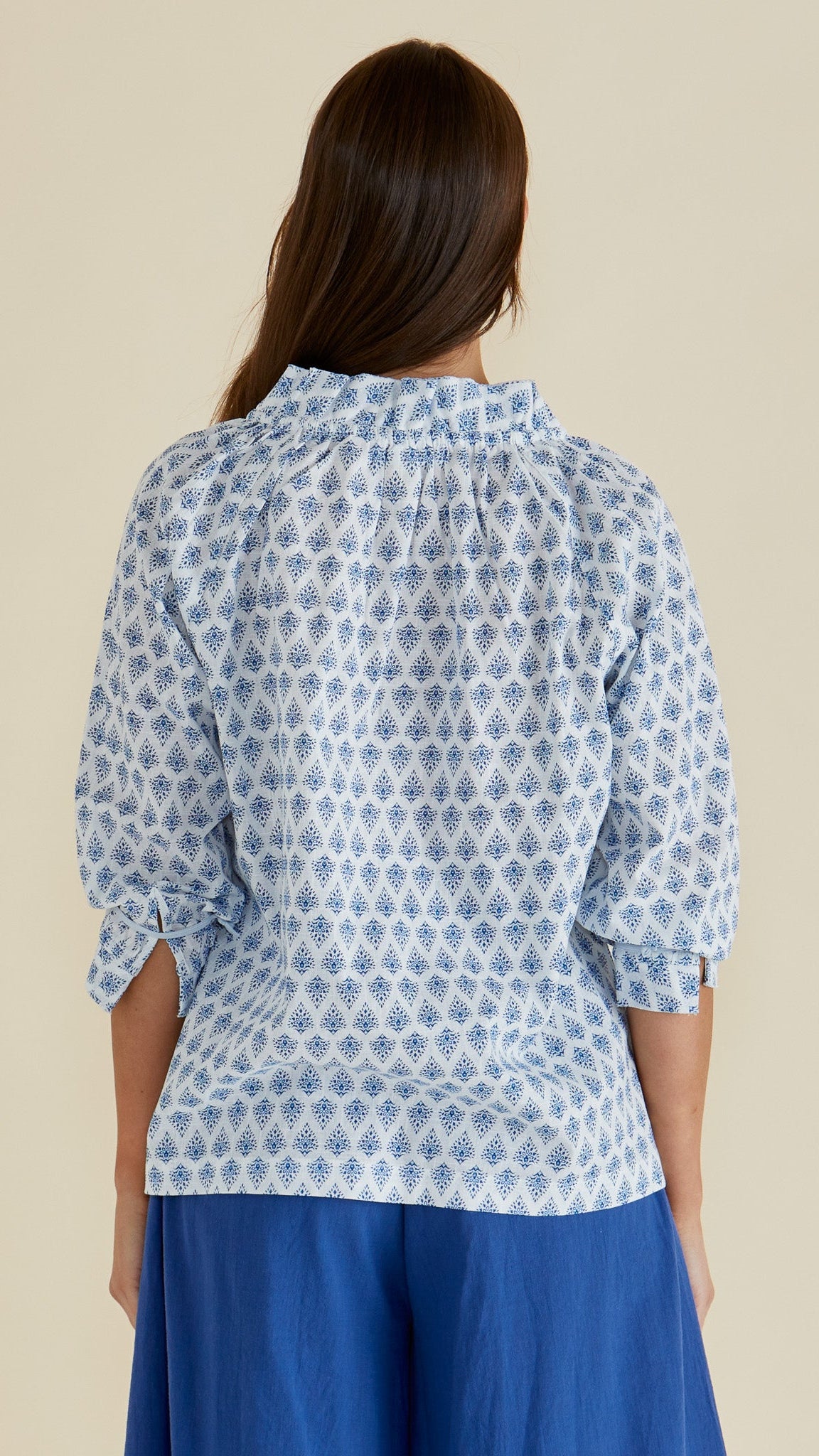 Charli Blouse in Blue Lotus
