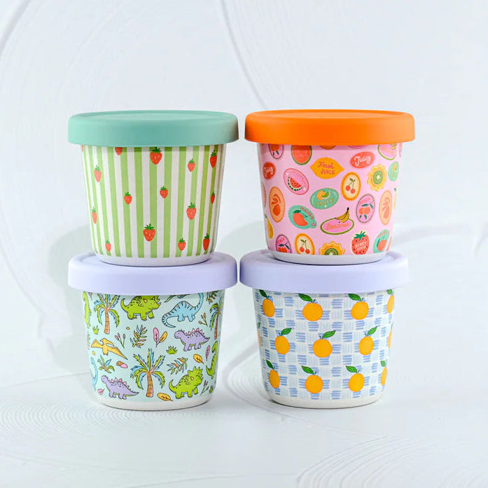 BBcino Reusable Snack Pot: Fresh Picks Fruit