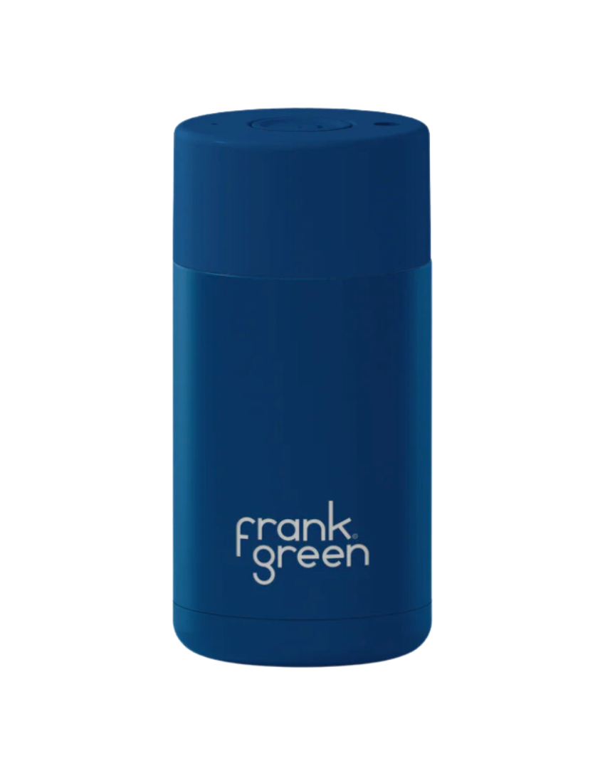Frank Green Reusable Coffee Cup in Ocean Navy