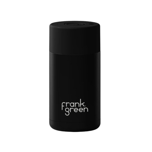 Frank Green Reusable Coffee Cup in Midnight Black