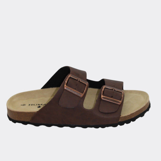 Ibiza Slides in Chocolate