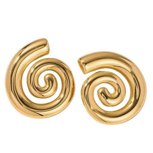 Tide Statement Stud Earrings