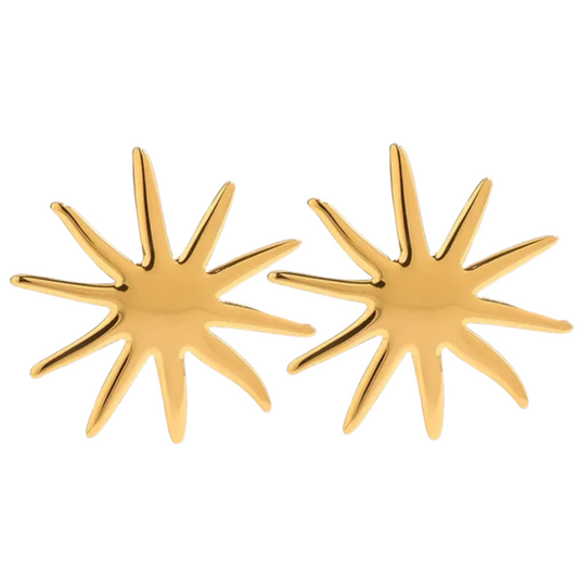 Solana Sun Statement Stud Earrings