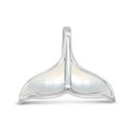 Kai Mother of Pearl Whale Tail Pendant Necklace Sterling Silver