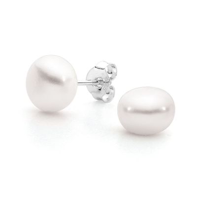 Freshwater Pearl Stud Earrings Small 6mm