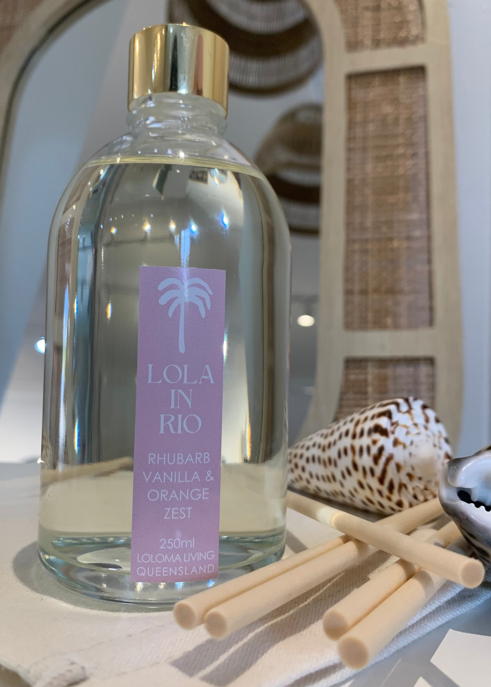 Loloma Living Reed Diffuser Home Fragrance Lola In Rio Island Scent
