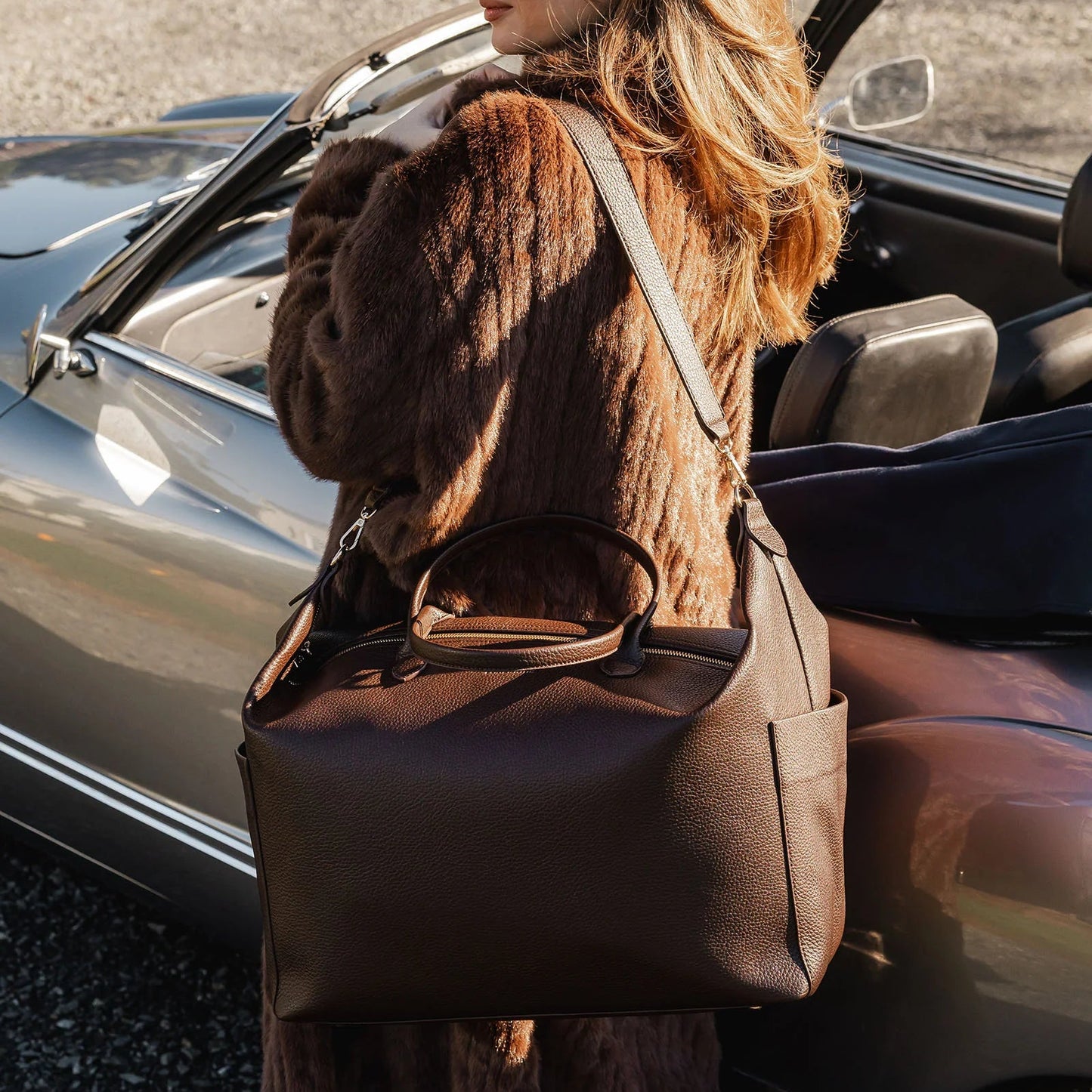 Ohio Overnight Bag Chocolate