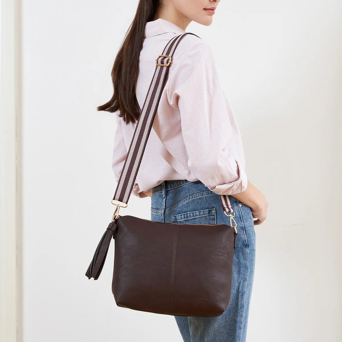 Daisy Crossbody Bag Chocolate