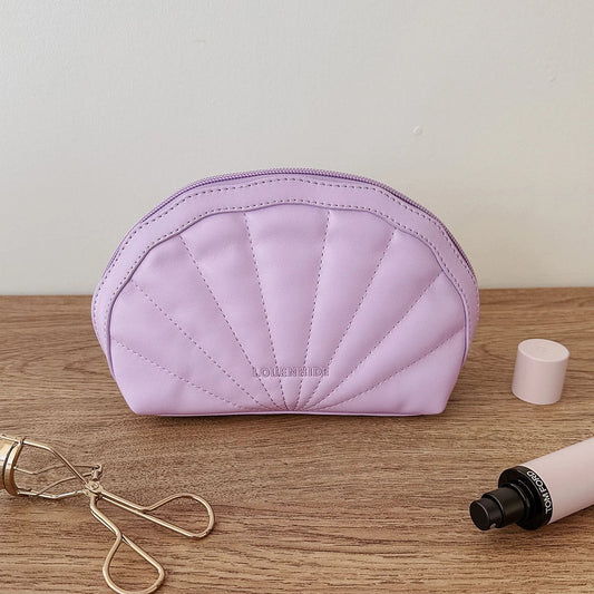 Shell Makeup Pouch Lilac