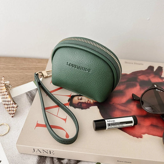 Paige Coin Purse in Forest Green