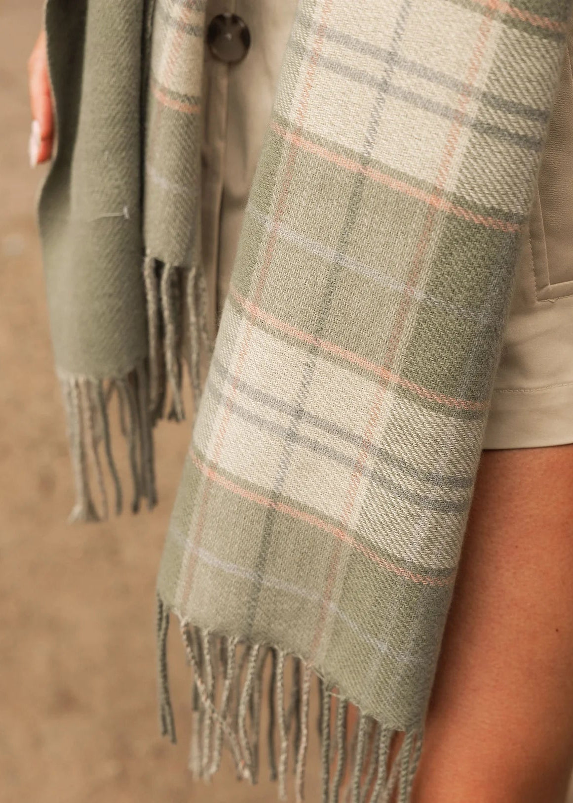 Soft Scarf Somerset Sage Green by Louenhide