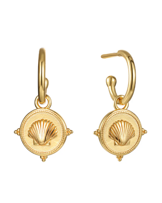 Isola Sun Earrings 18k Gold