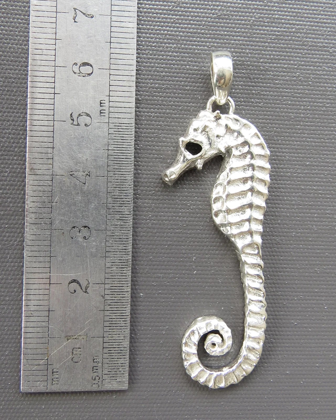 Seahorse Pendant & Freshwater Pearl Necklace Sterling Silver