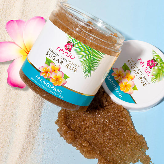 Reniu Virgin Coconut Sugar Scrub in Frangipani