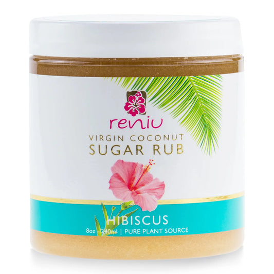 Reniu Virgin Coconut Sugar Scrub in Hibiscus
