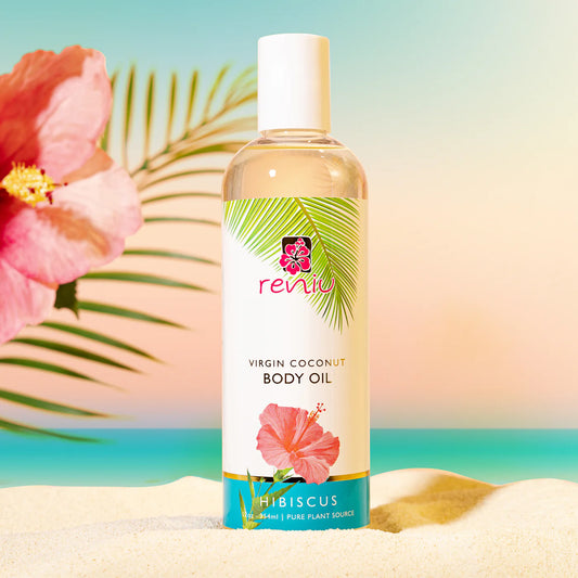 Reniu Virgin Coconut Body Oil in Hibiscus