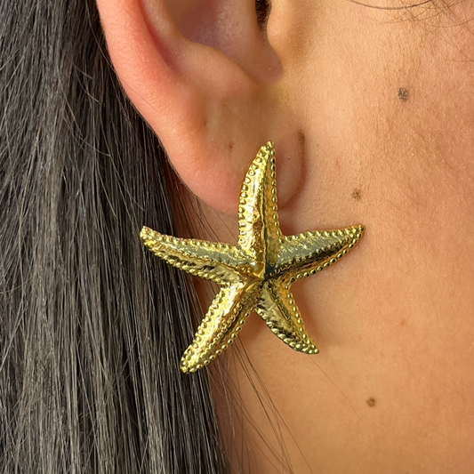 Saylor Starfish Statement Stud Earrings
