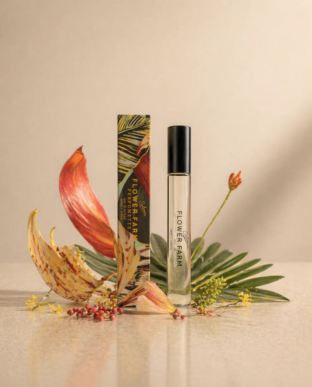 Flower Farm Perfumette Travel Roller by Sohum 15ml