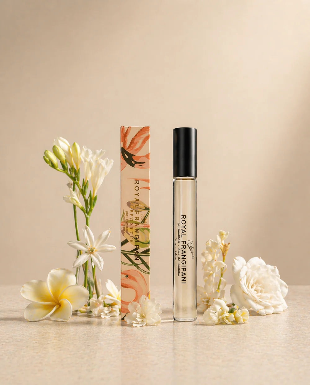 Royal Frangipani Perfumette Travel Roller by Sohum 15ml