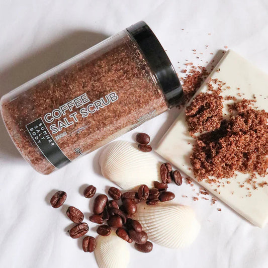 Coffee & Coconut Flakes Salt Scrub Tub