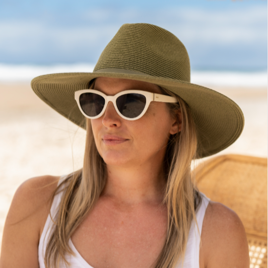 Isabelle Panama Olive Hat