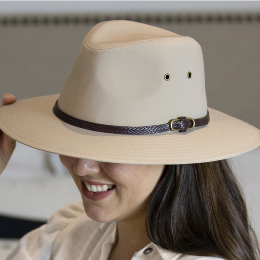 Tanya Drover Taupe Hat