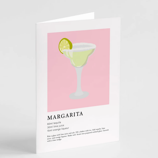 Margarita Cocktail Greeting Card