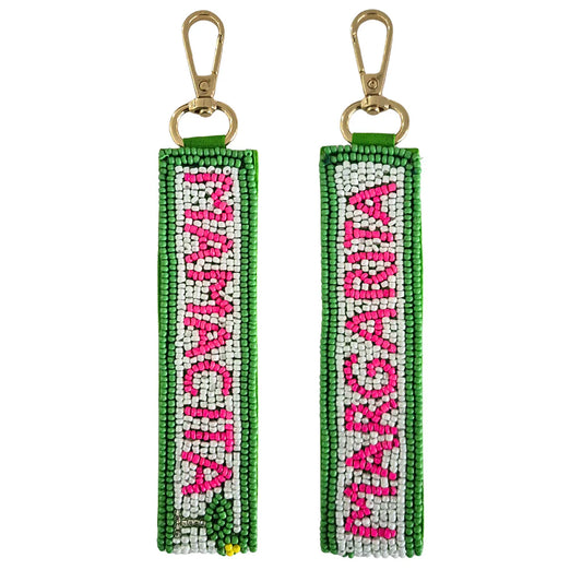 'Mamacita' Beaded Keychain Wristlet