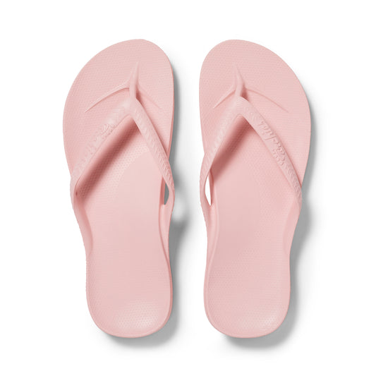 Archies Arch Support Thongs: Pale Pink
