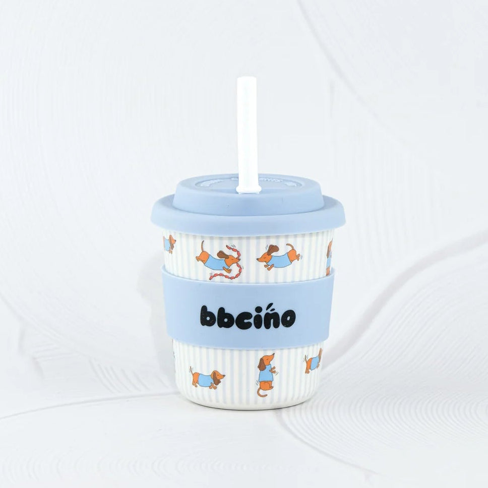 BBcino Reusable Cup: Midi DASH BLUE (240mL)