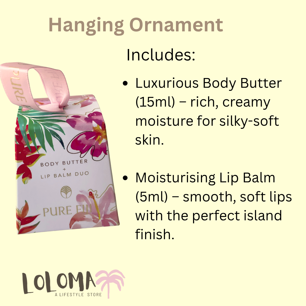 Hanging Ornament Pure Fiji