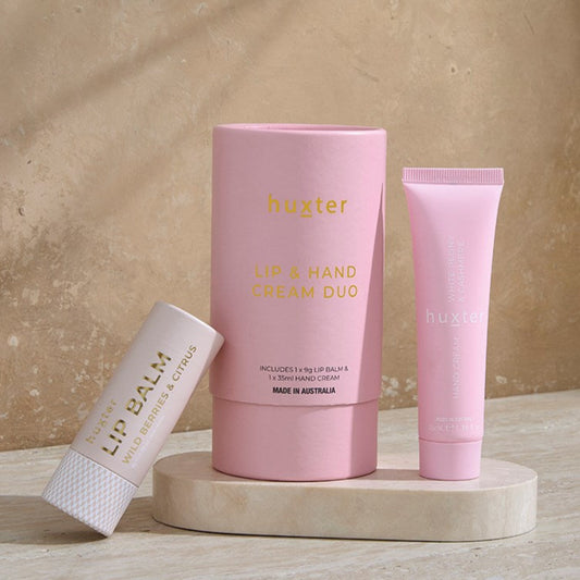 Lip & Hand Cream Gift Set Duo - Pink