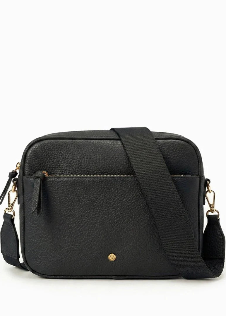 Leah Crossbody in Black by Zjoosh
