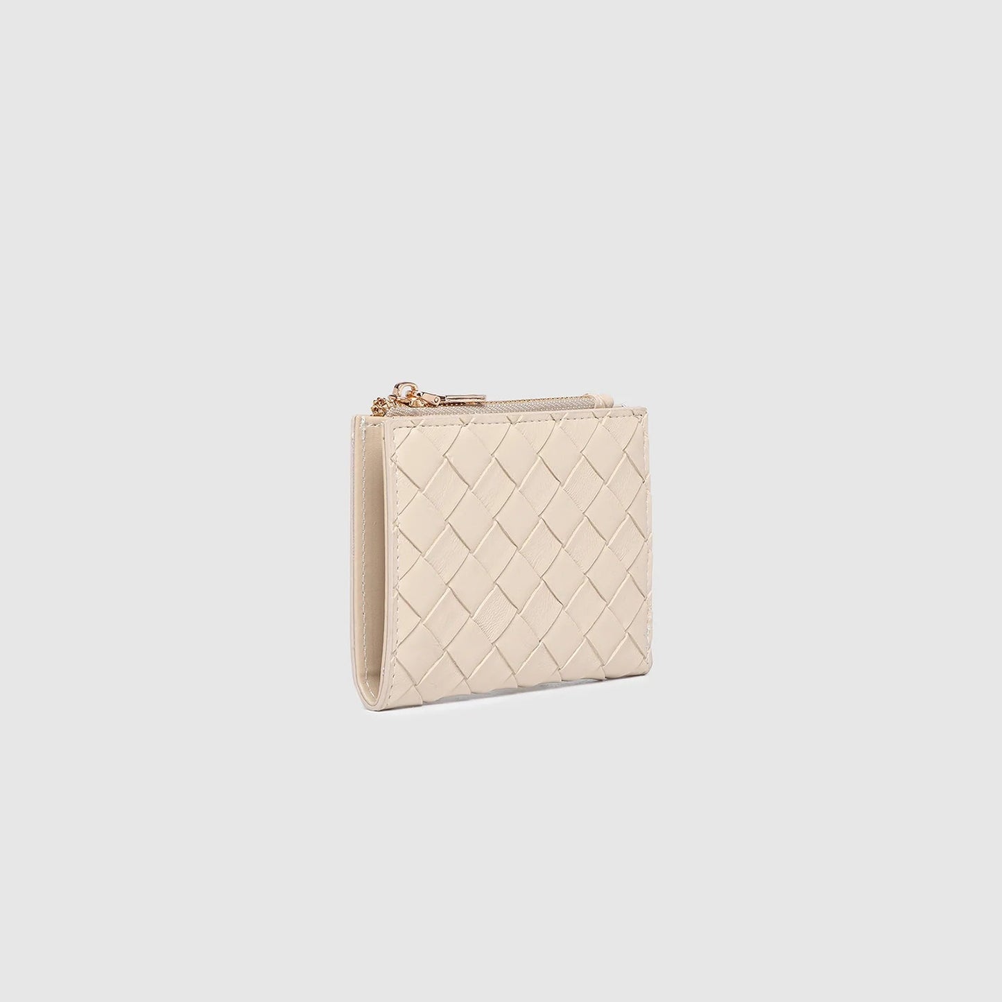 Lily Woven Wallet Vanilla
