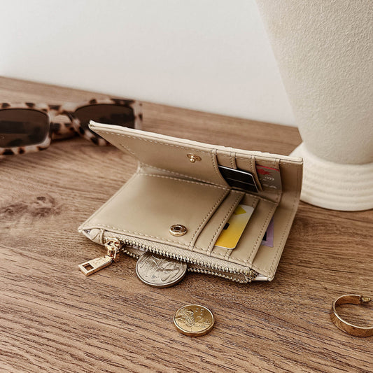 Lily Woven Wallet Vanilla