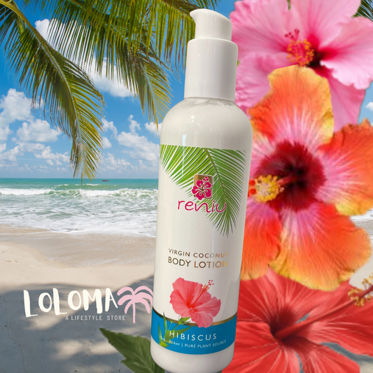 Reniu Virgin Coconut Body Lotion in Hibiscus