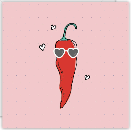 Hots for You Chilli! Greeting Card (Copy)