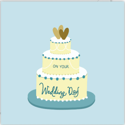 On Your Wedding Day Greeting Card