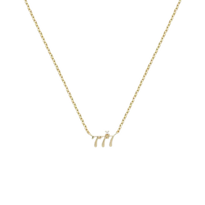 777 Angel Number Necklace
