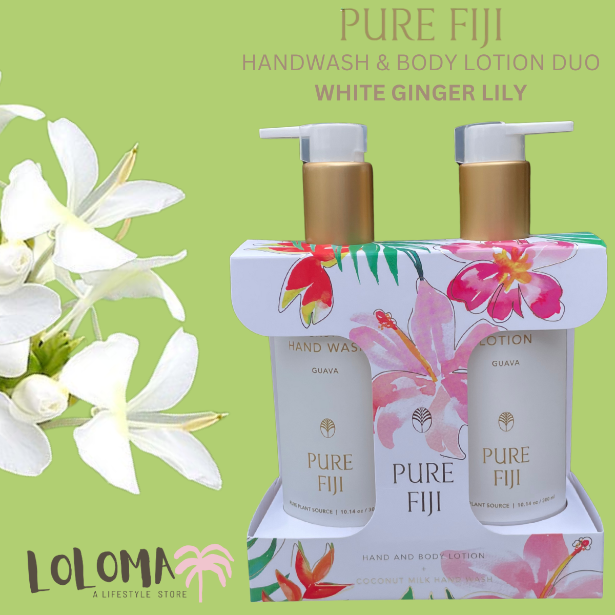 Handwash & Lotion Duo Pure Fiji