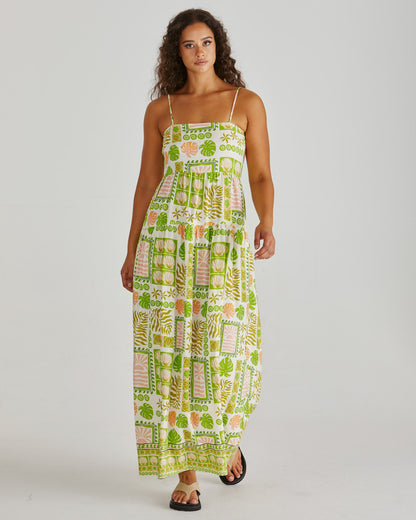 Emmett Tropical Maxi Dress
