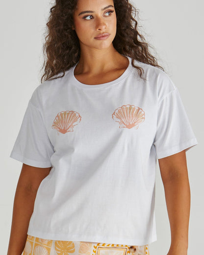 SASS Tshirt Seashell stockist Loloma Living