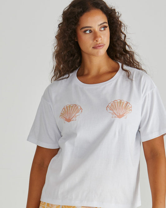 SASS Tshirt Seashell stockist Loloma Living