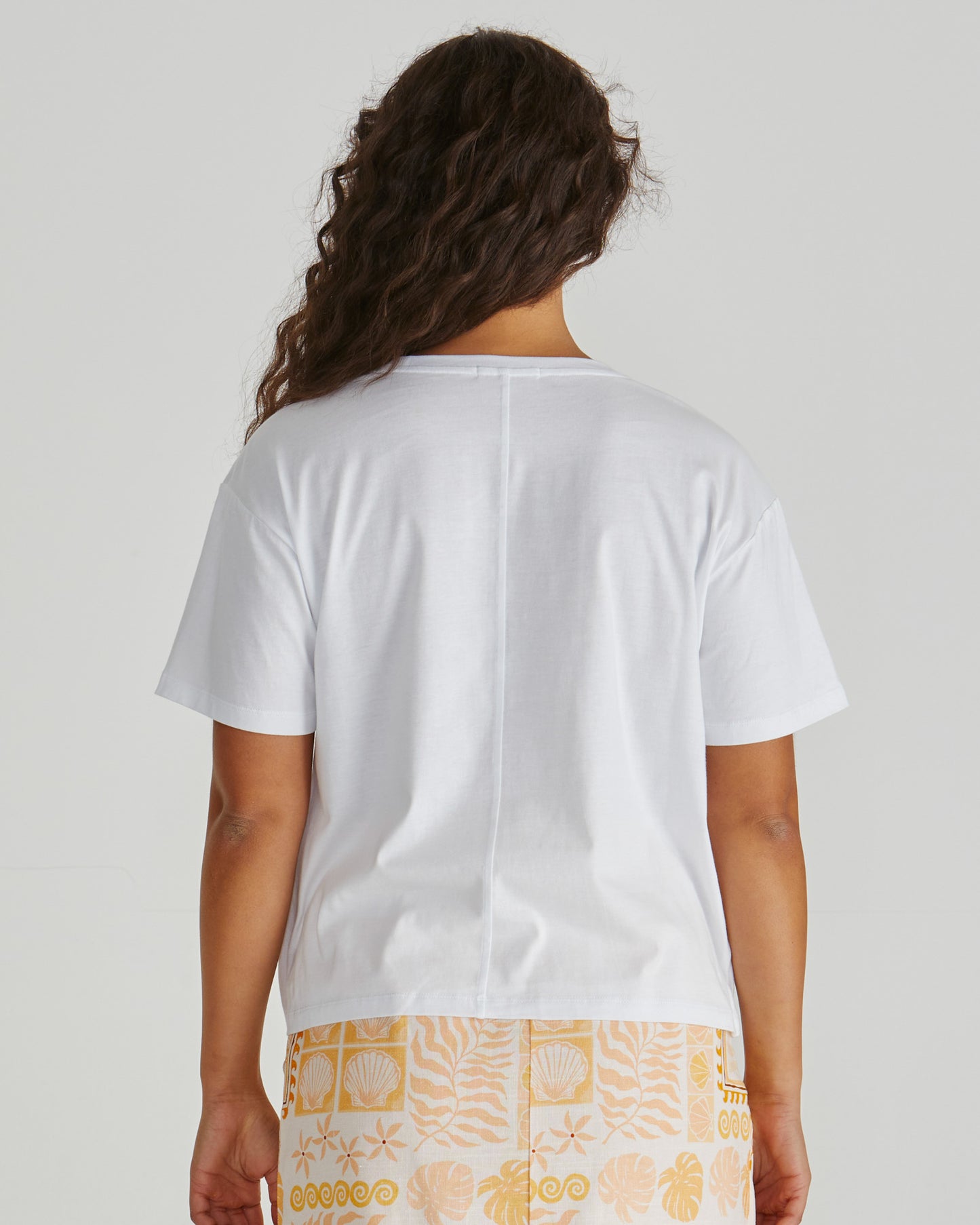 Peach Seashells Tshirt by SASS